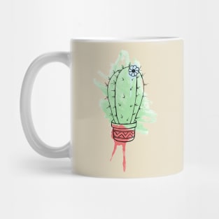 Cute Watercolor Cactus Mug